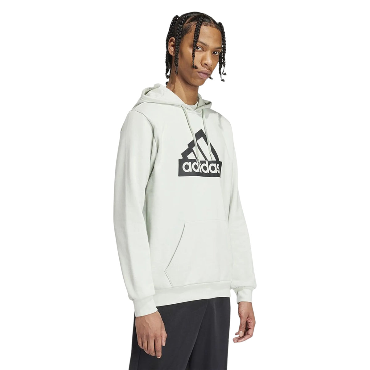 adidas Men's Modern Essentials Graphic Hoodie - Green