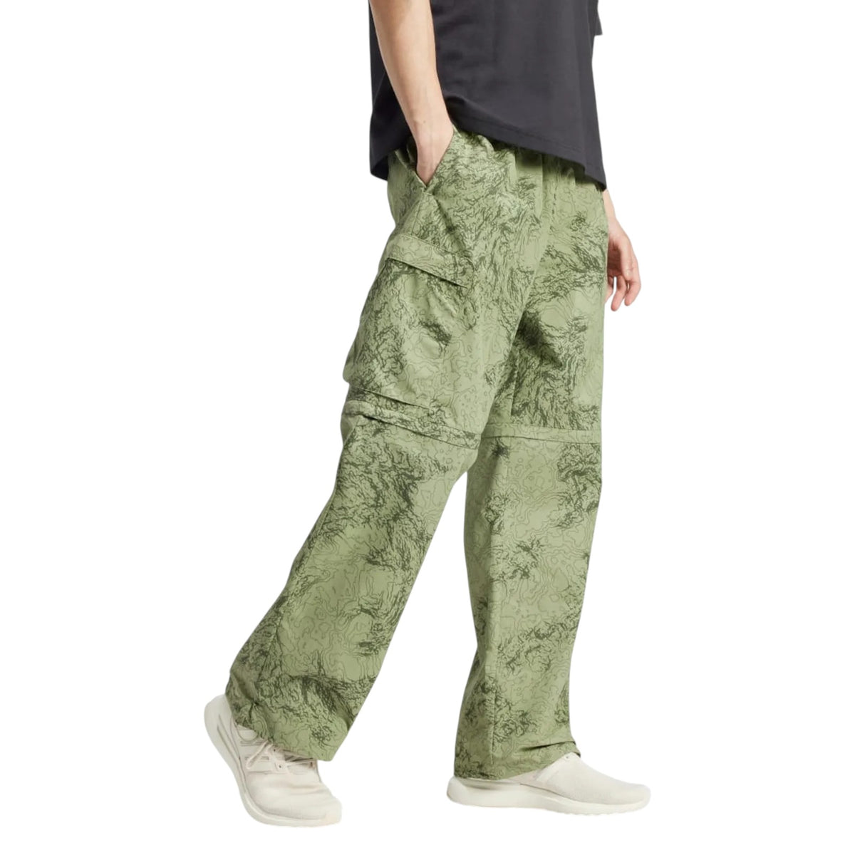 adidas Men's City Escape Premium Zip-Off Cargo Pants - Green