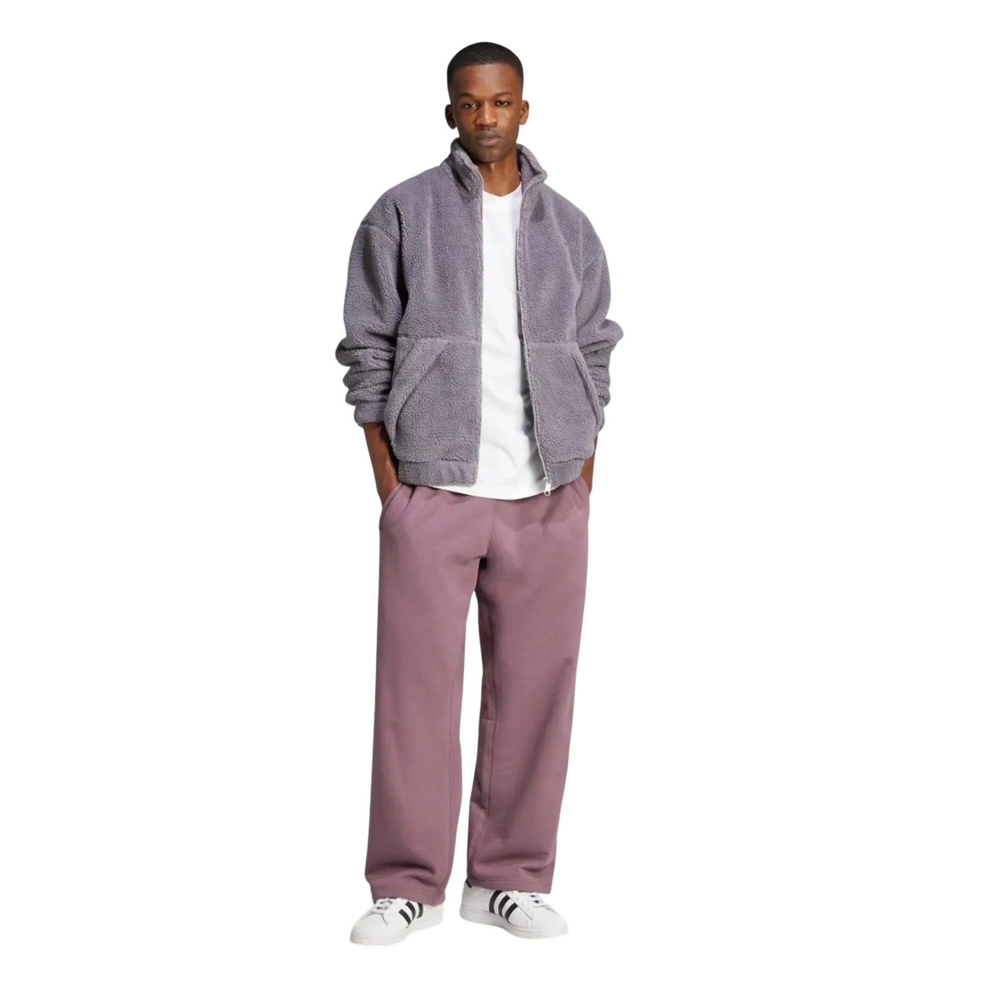 adidas Originals Premium Essentials Polar Fleece Jacket - Purple