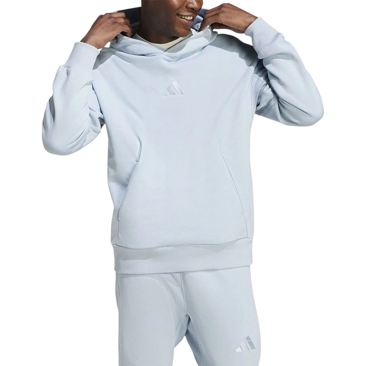 adidas Men's All Szn Fleece Hoodie - Blue