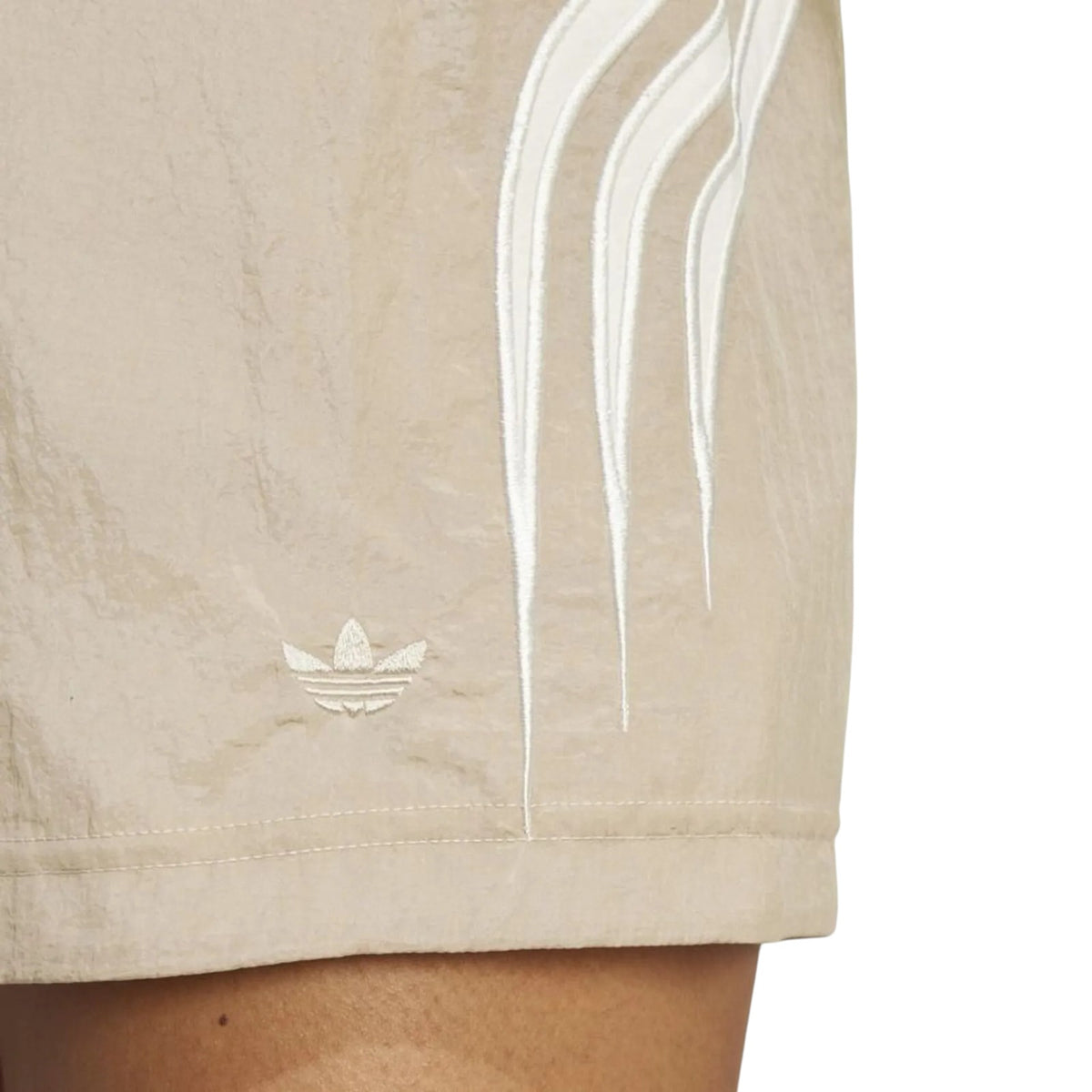 adidas Originals Atlanta Cut Line Nylon Shorts - Beige