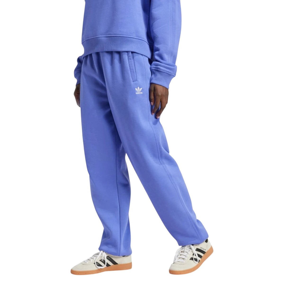 adidas Originals Women's Essentials Fleece Loose Joggers - Purple