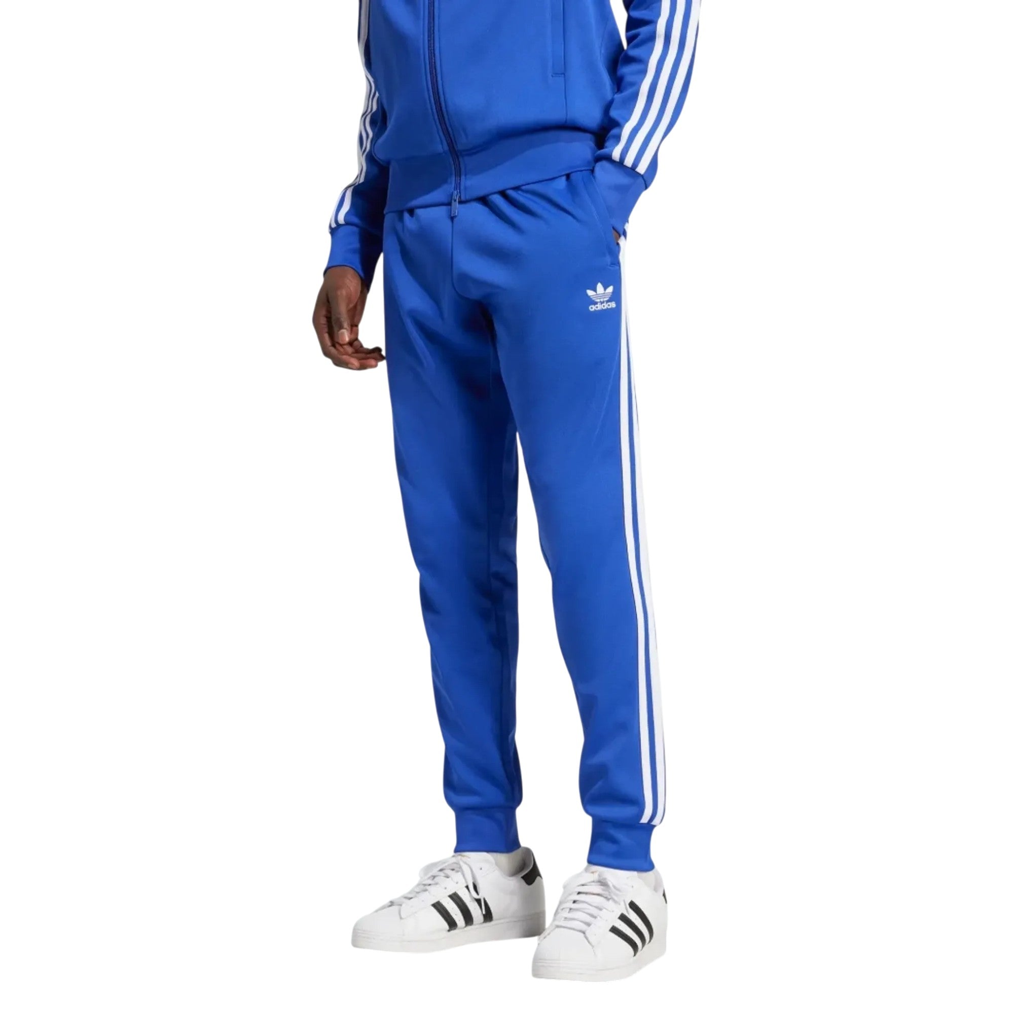 adidas Originals Men's SST Superstar Track Pants - Semi Lucid Blue