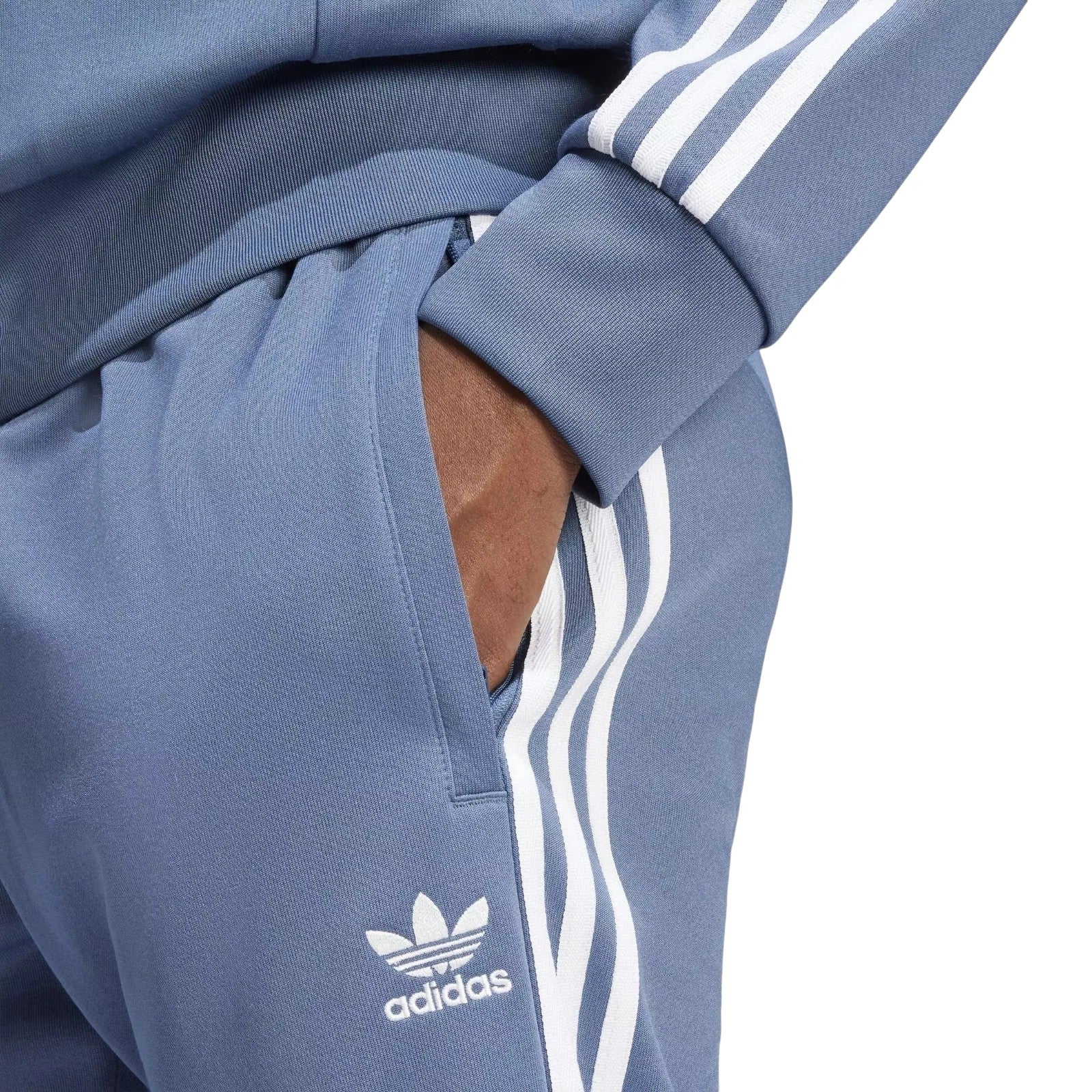 adidas Originals Men's Slim Fit Superstar Track Pants - Blue