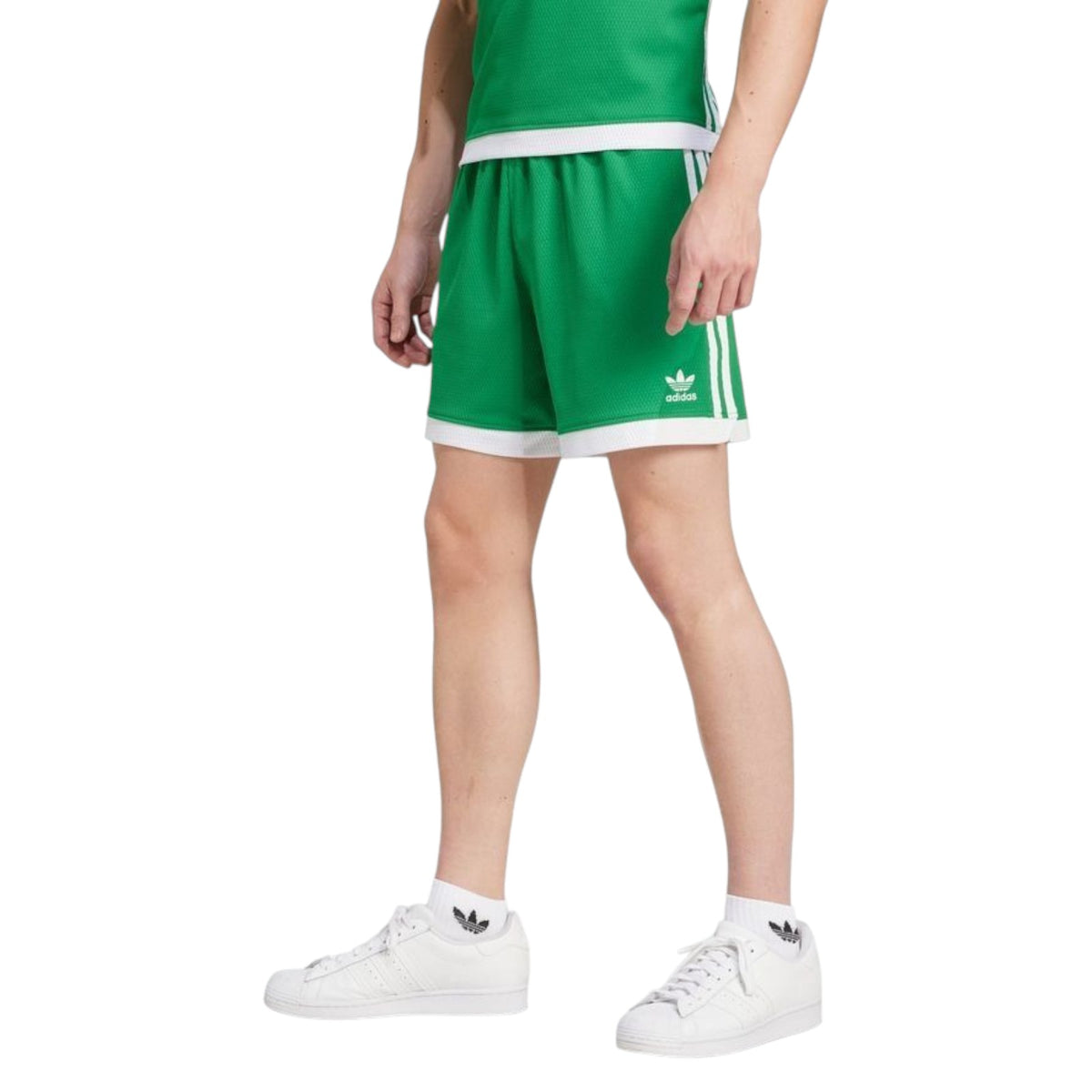 adidas Originals Mock Eyelet Shorts - Green