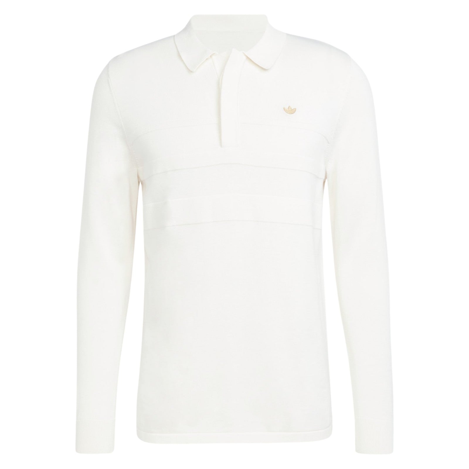 adidas Originals Long Sleeve Polo Shirt - White