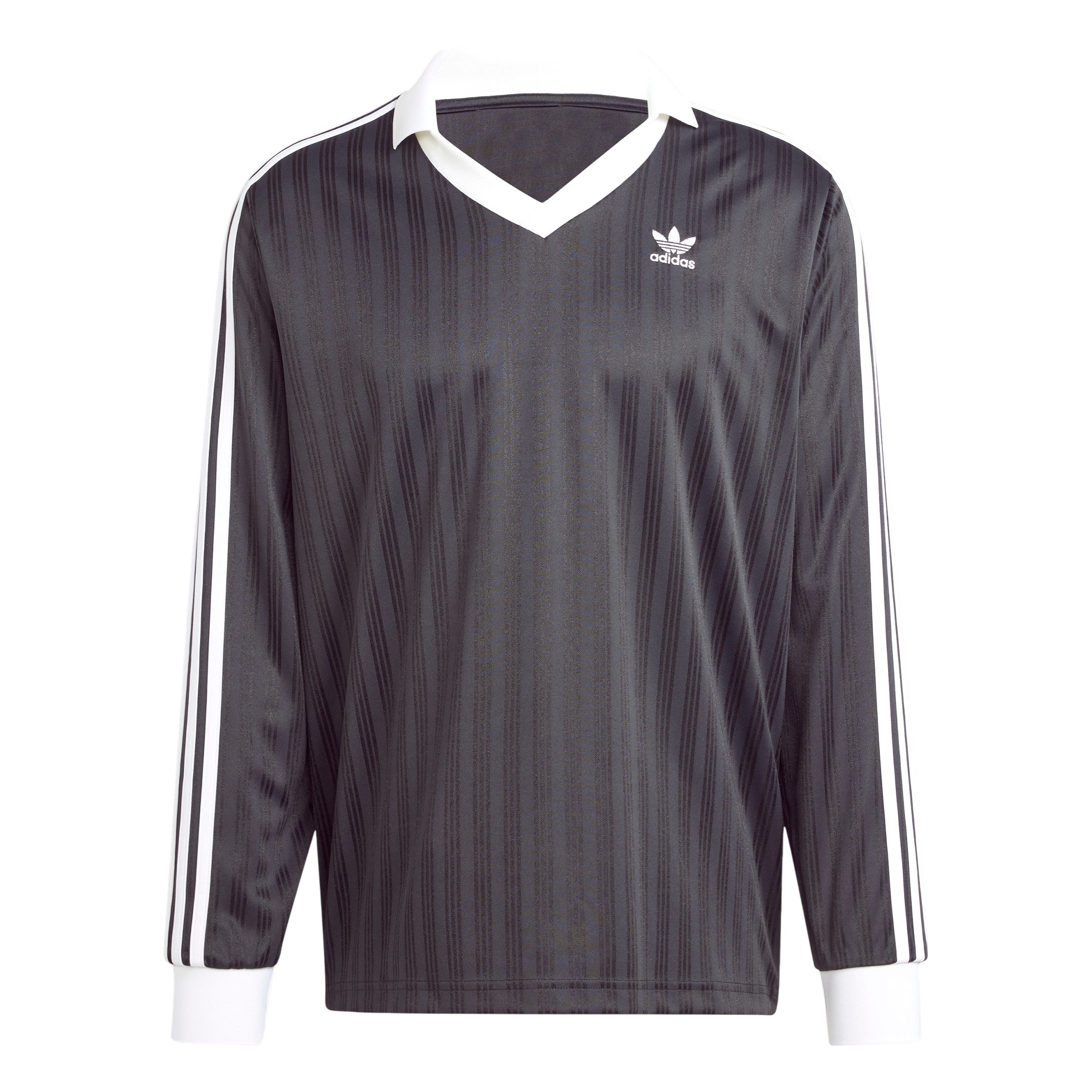 adidas Originals Adicolor Piqué Soccer Long Sleeve Tee - Black
