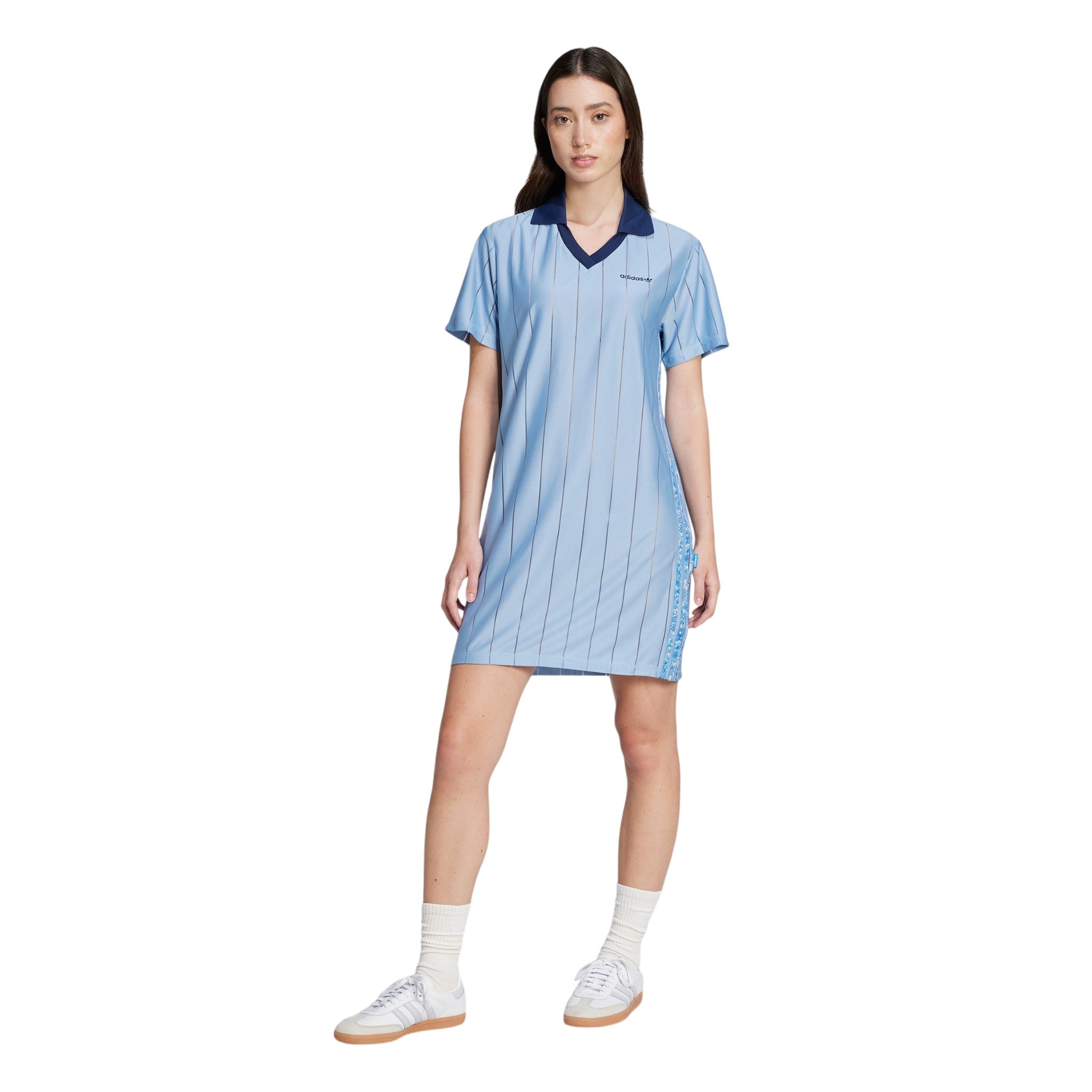 adidas Originals Women's x Liberty London Tonal Football Dress - Blue