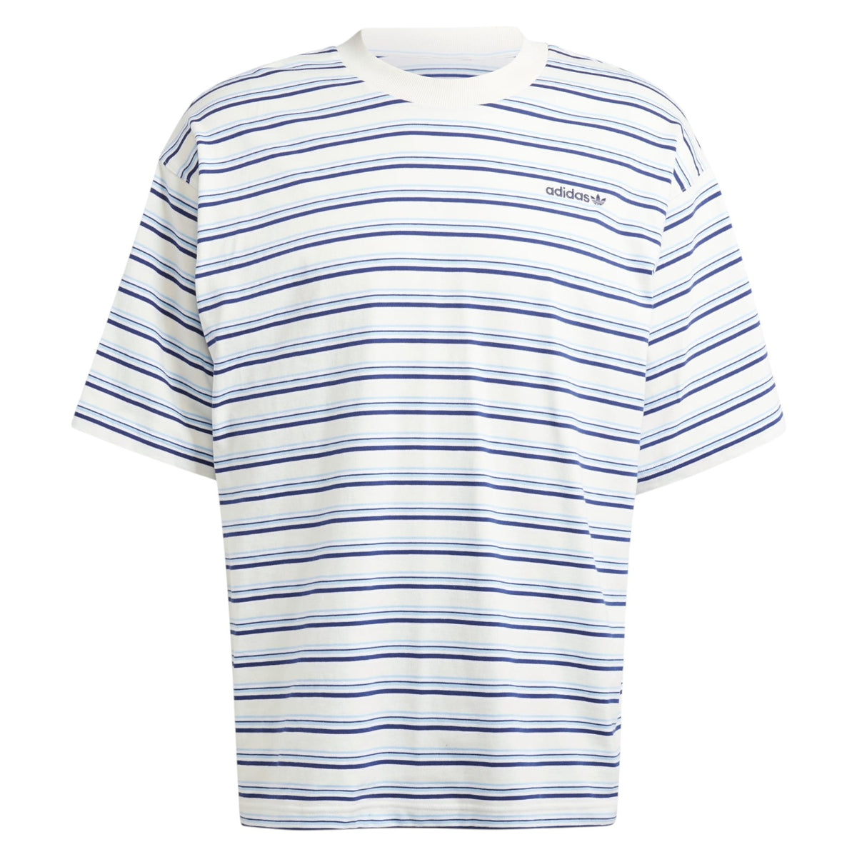 adidas Originals '80s Loose Striped Tee - White