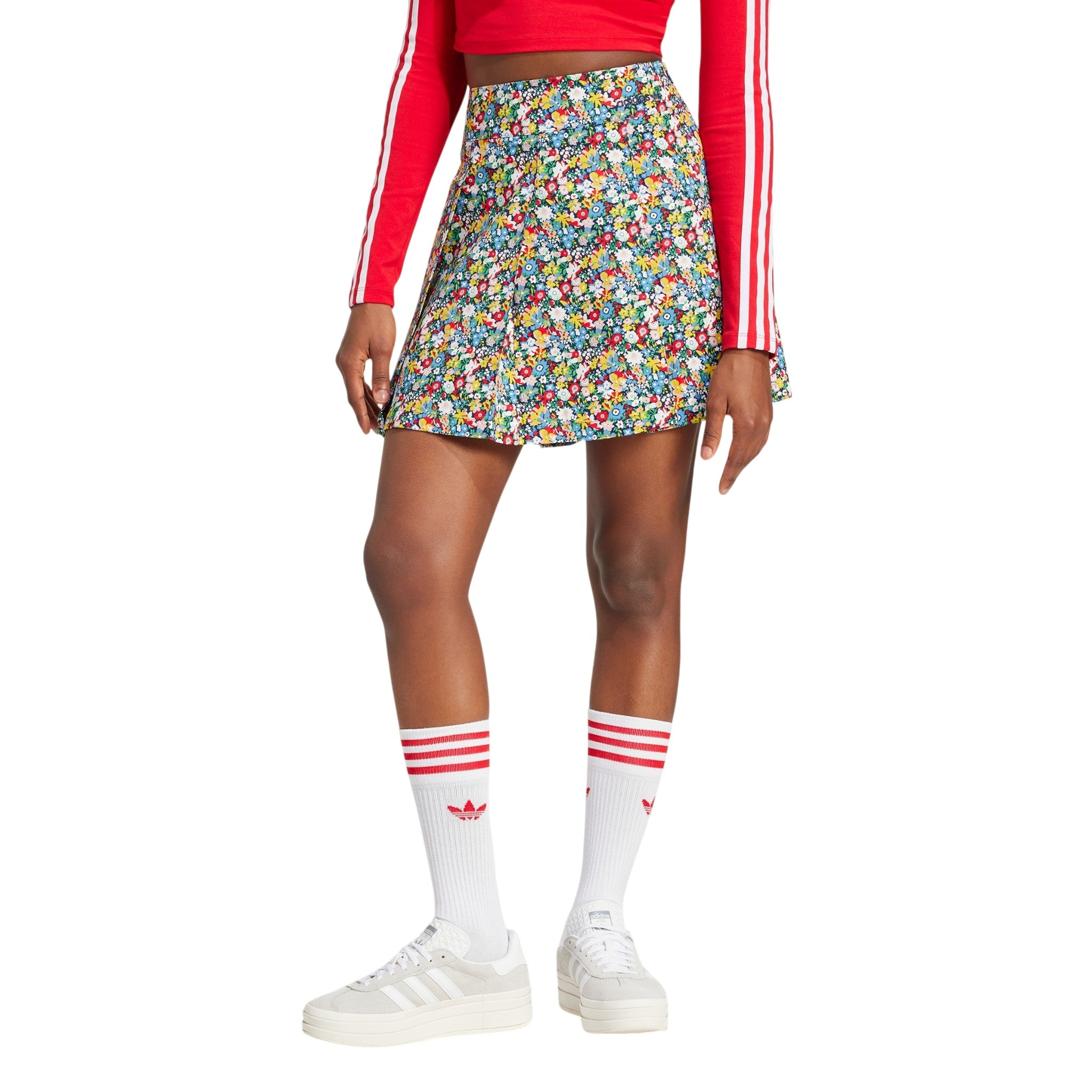 adidas Originals x Liberty London Pleated Floral Skirt - Multi
