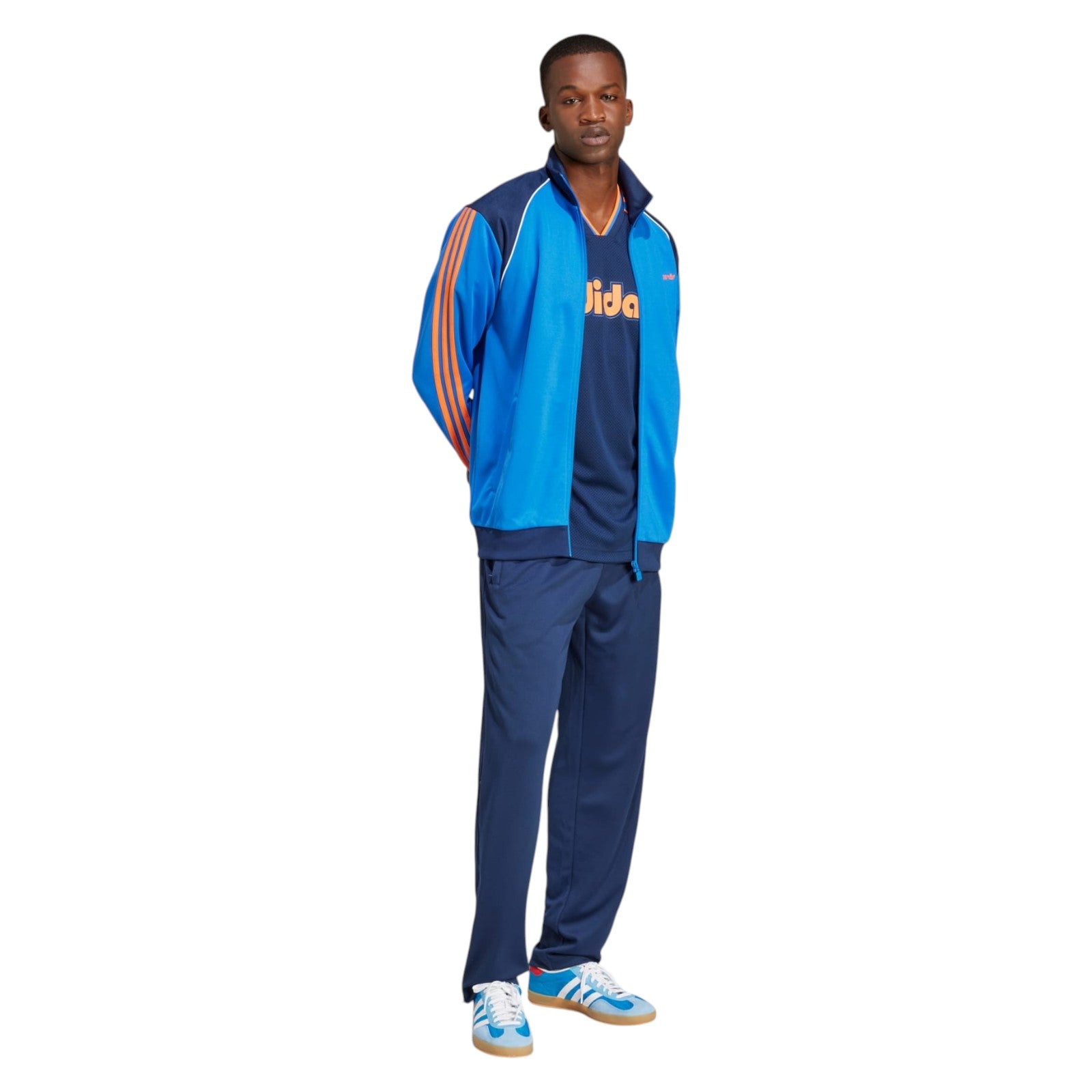 adidas Originals 3 Stripes Classic Track Top - Blue