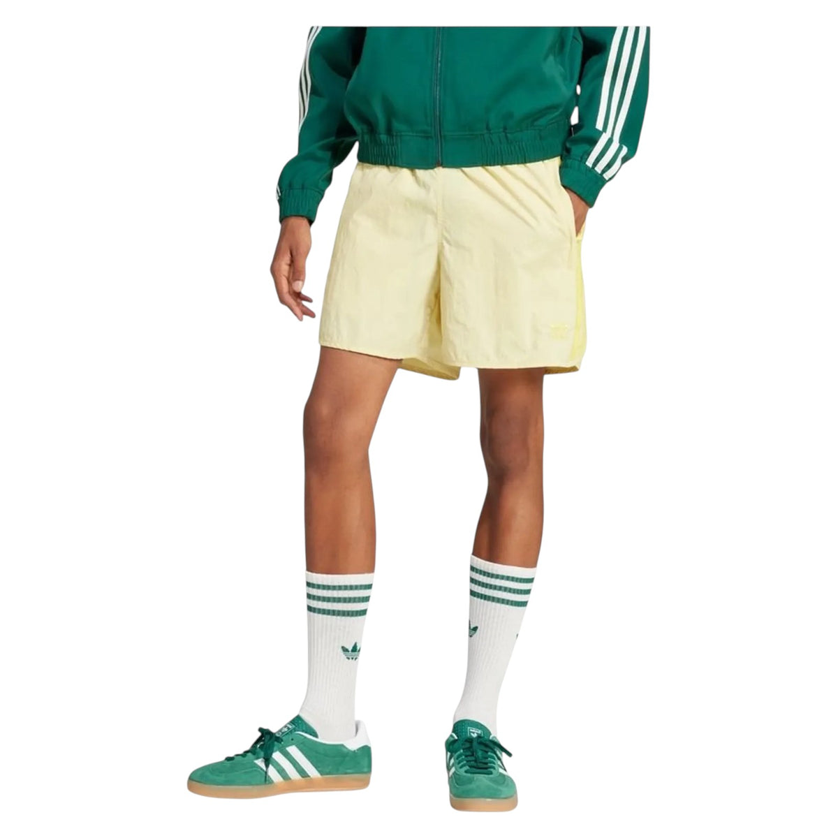 adidas Originals Adicolor Classics Sprinter Shorts - Powder Yellow / Pure Sulfur