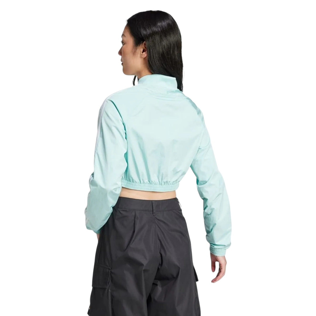 adidas Originals Adicolor Teamgeist Cropped Track Top - Semi Flash Aqua