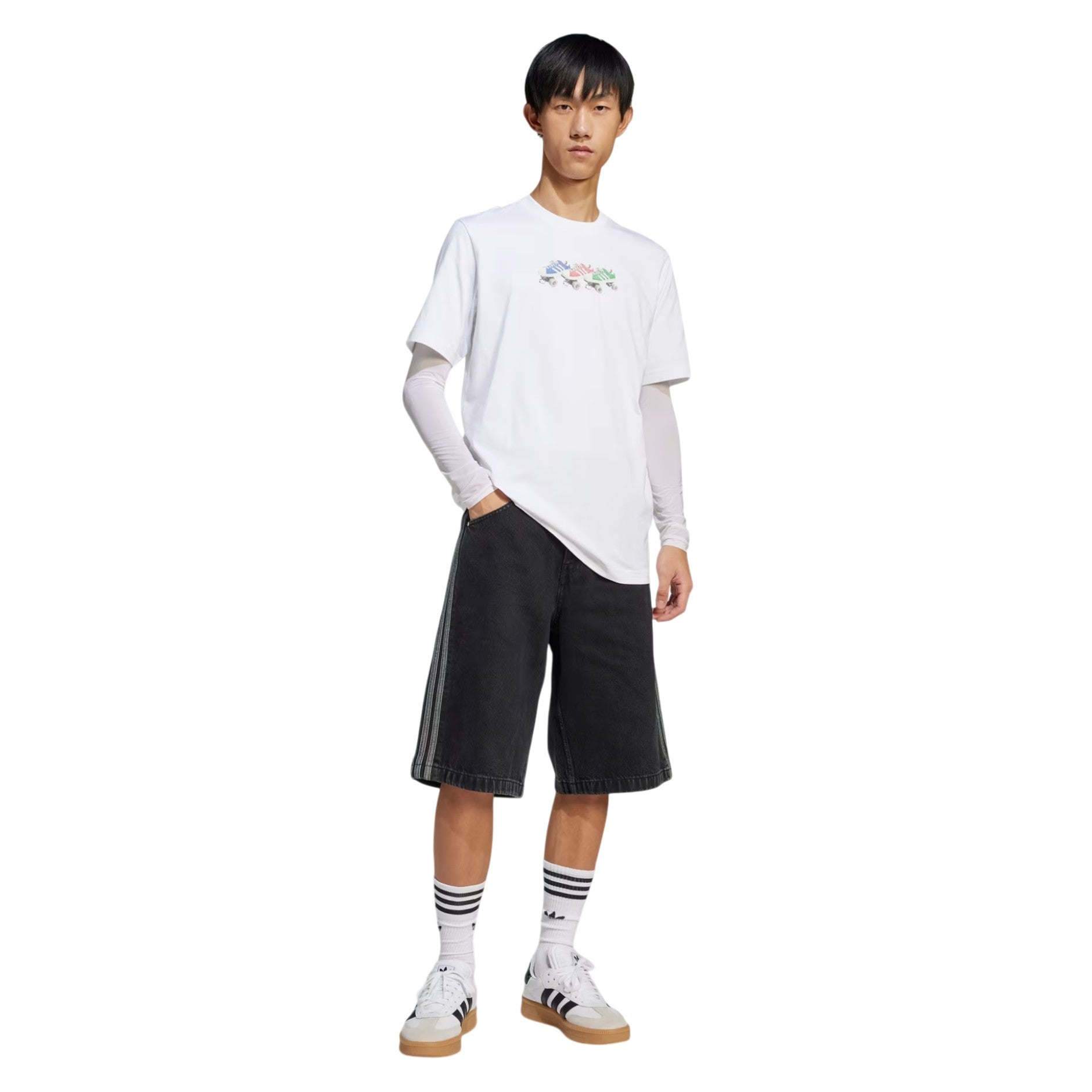 adidas Originals Men's Skate Graphic T-Shirt - White