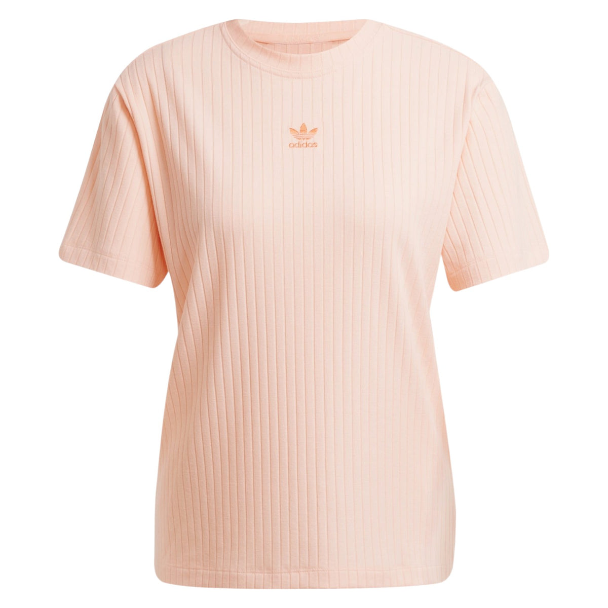 adidas Originals Women's Essentials Wide Rib Tee - Pink