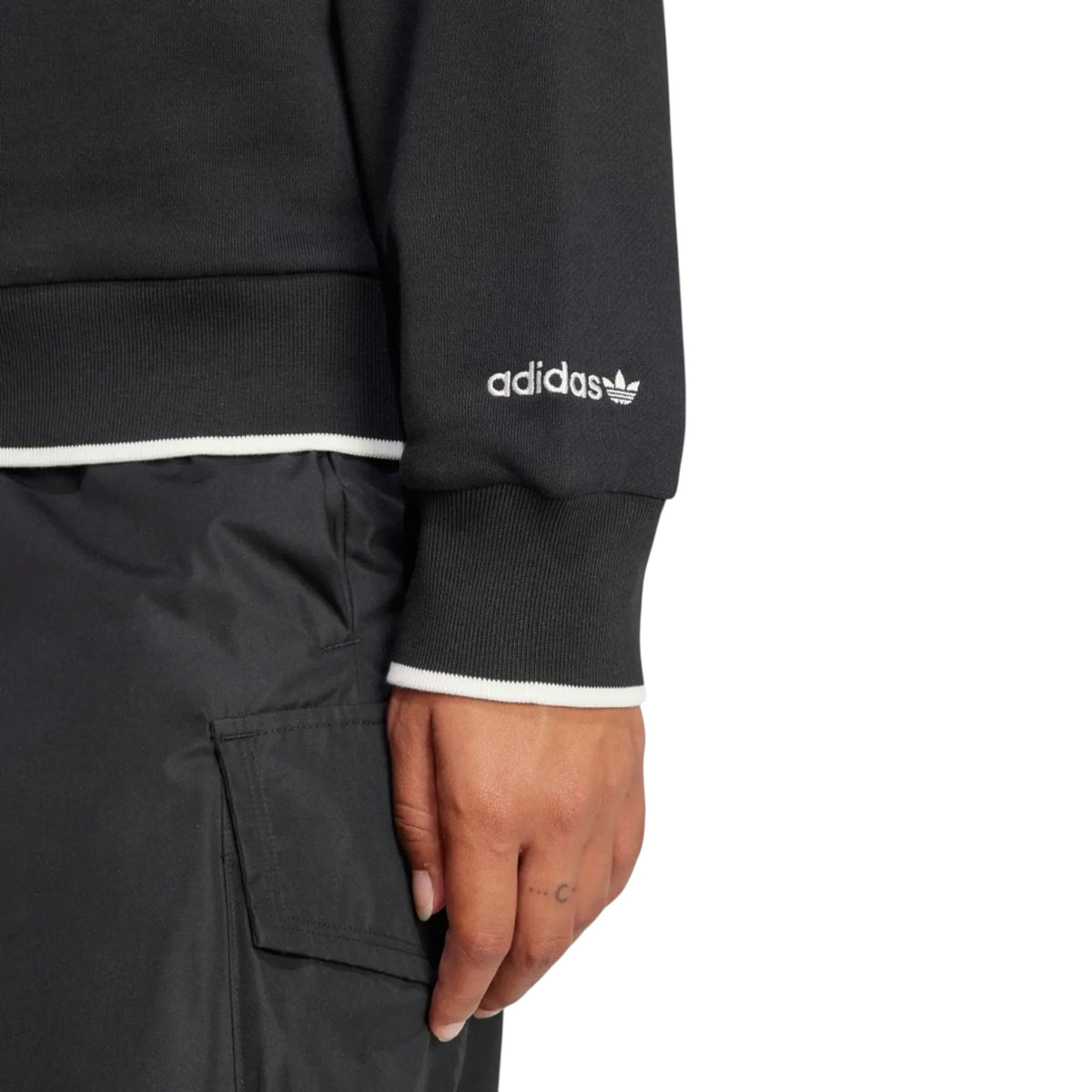 adidas Originals Women's Graphic Sports Sweatshirt - Black