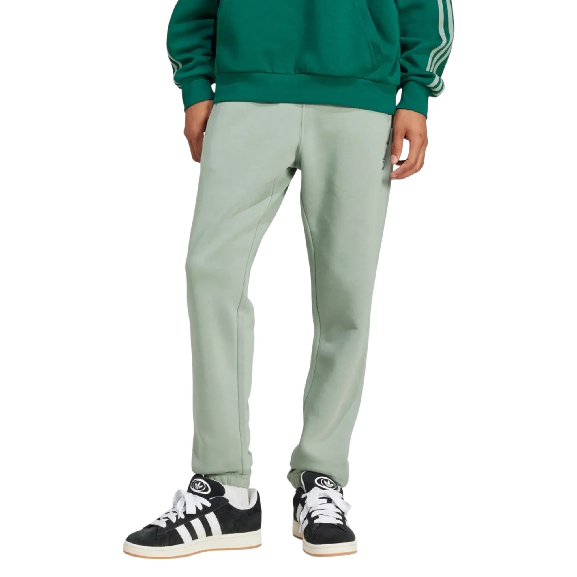 adidas Originals Men's Trefoil Essentials Joggers - Silver Green