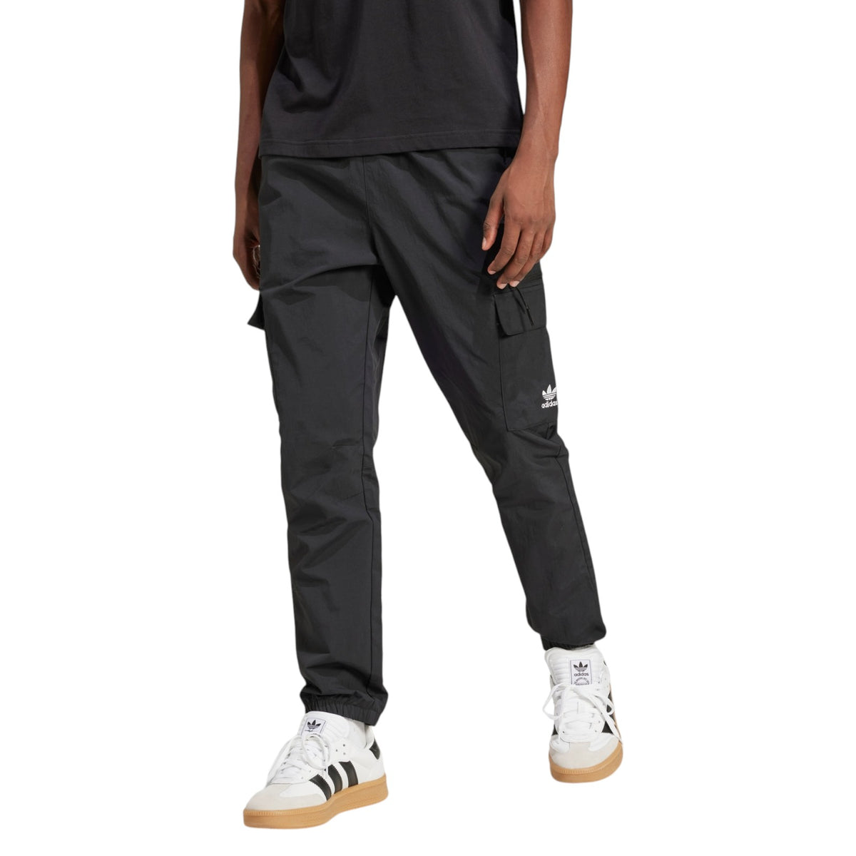 adidas Originals Trefoil Essentials Woven Cargo Pants - Black
