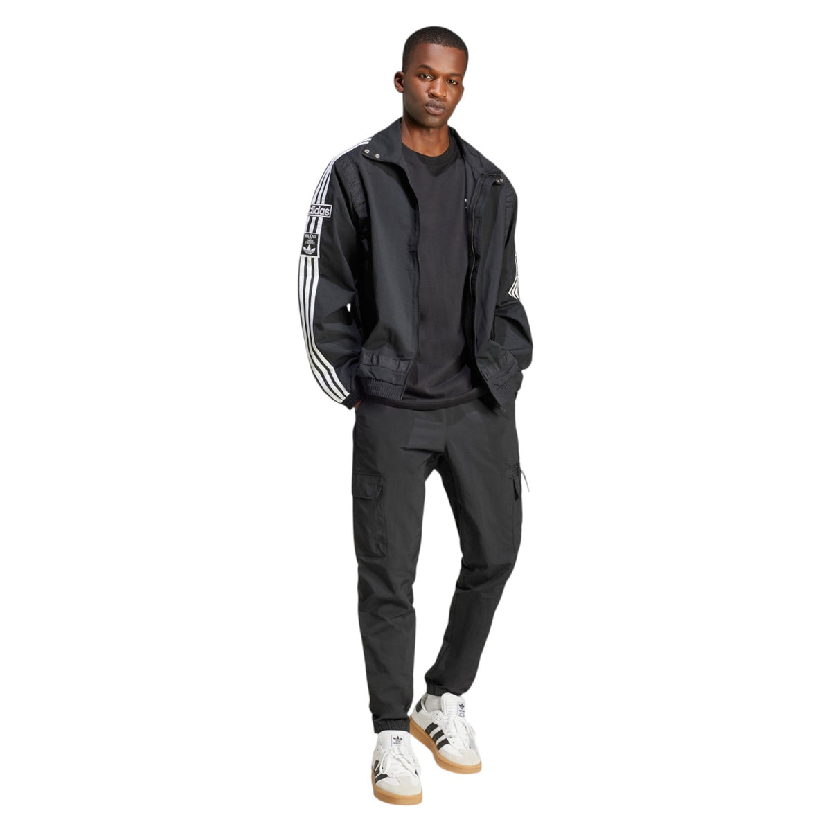 adidas Originals Trefoil Essentials Woven Cargo Pants - Black