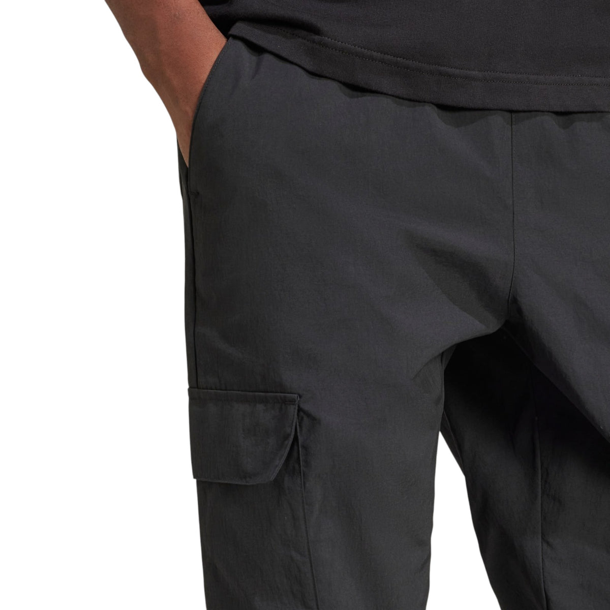 adidas Originals Trefoil Essentials Woven Cargo Pants - Black
