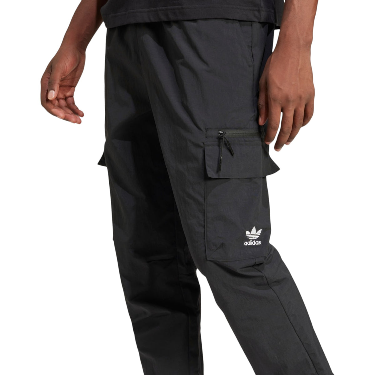 adidas Originals Trefoil Essentials Woven Cargo Pants - Black