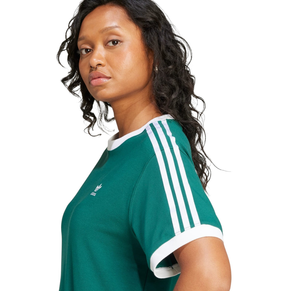 adidas Originals Women's 3-Stripes Tee - Green