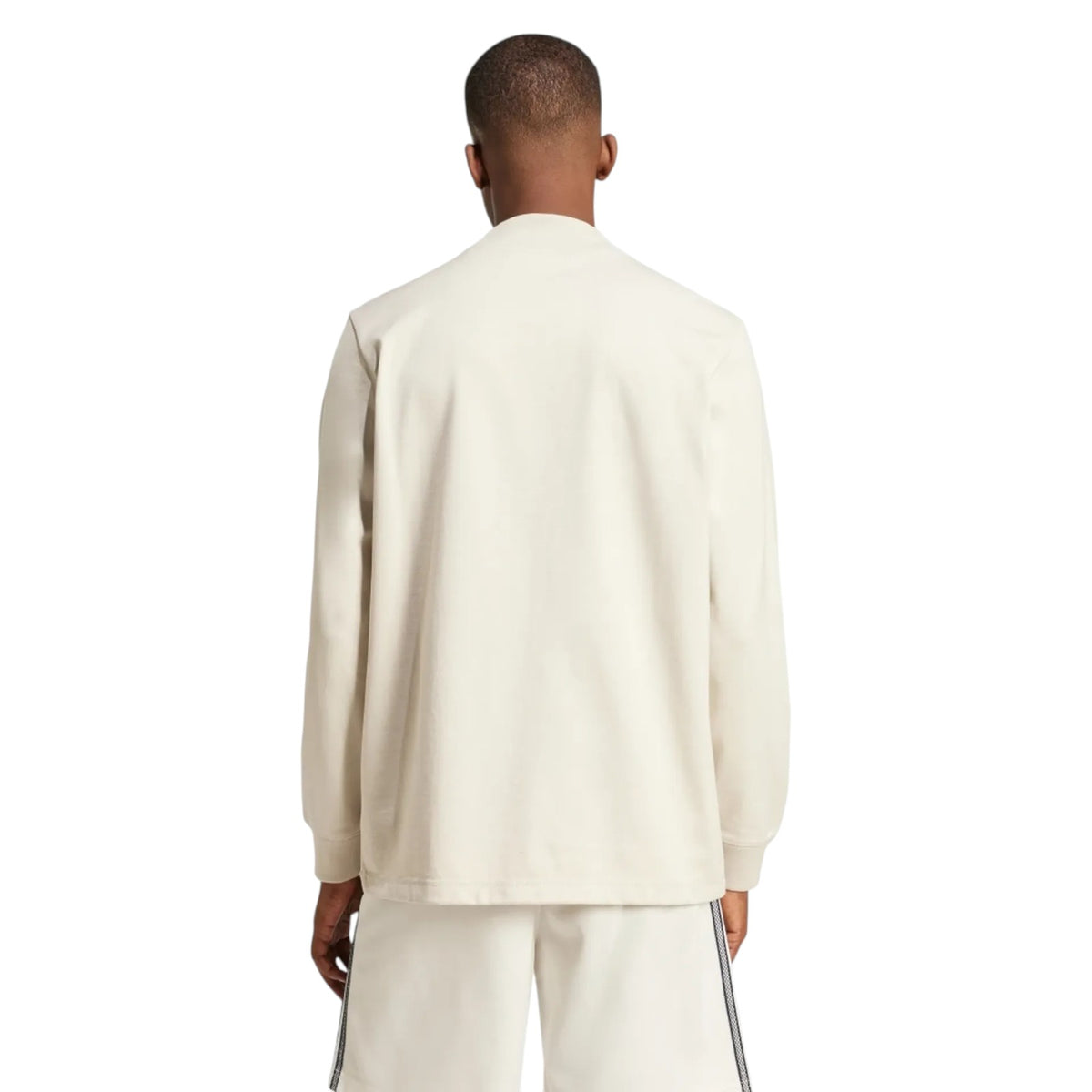adidas Originals Long Sleeve Mock Neck Top - Beige
