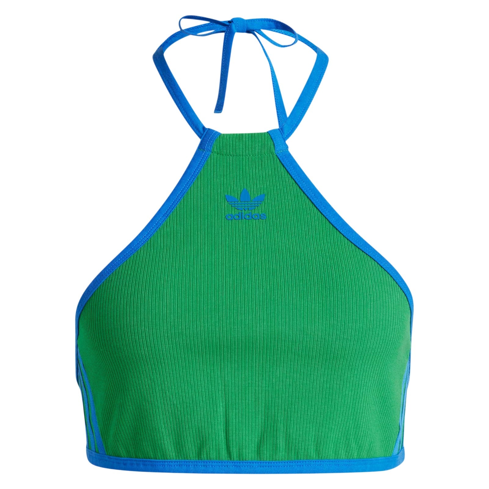 adidas Originals Womens Tank Tops Rib Neck Top - Green