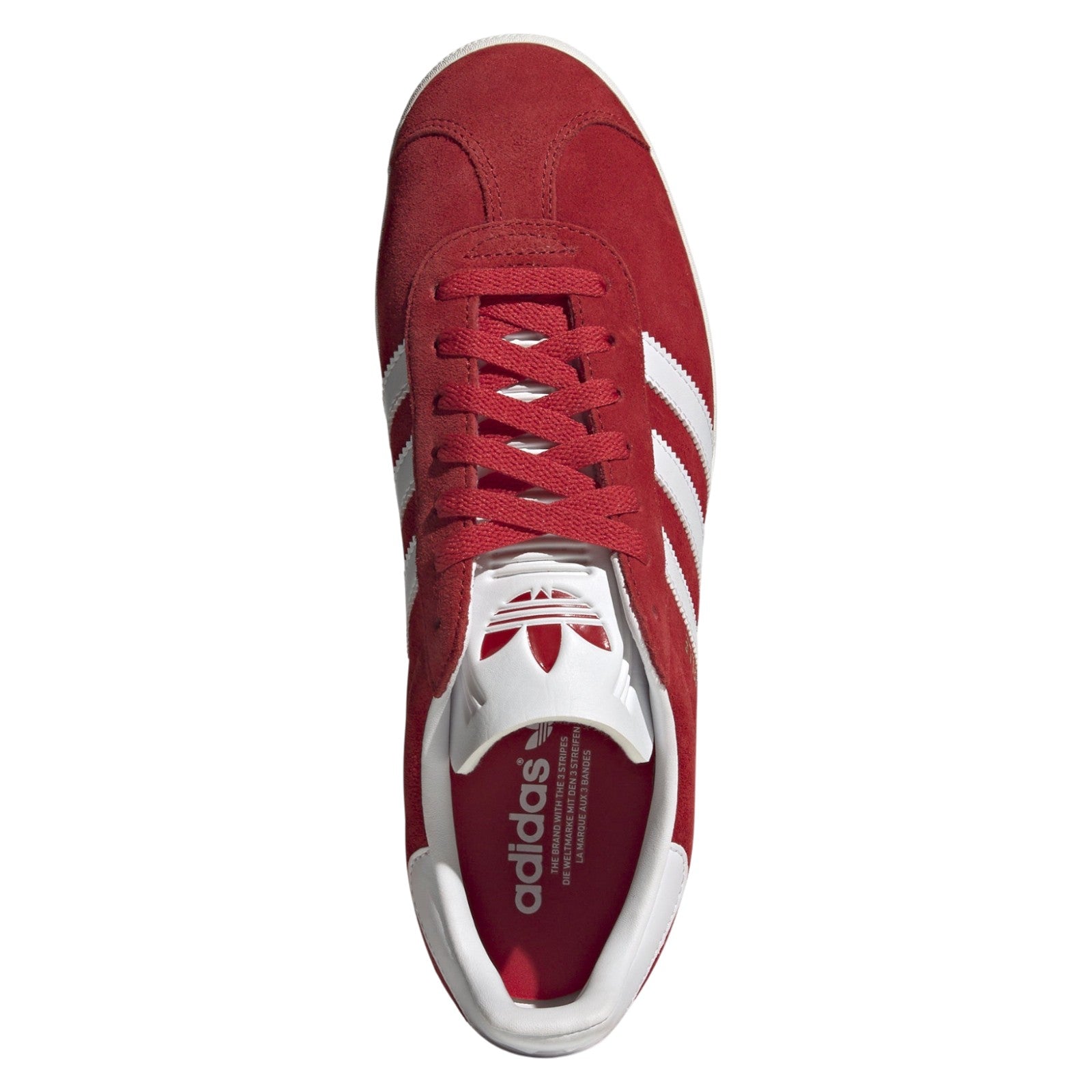 adidas Originals Gazelle Trefoil Shoe - Better Scarlet / White