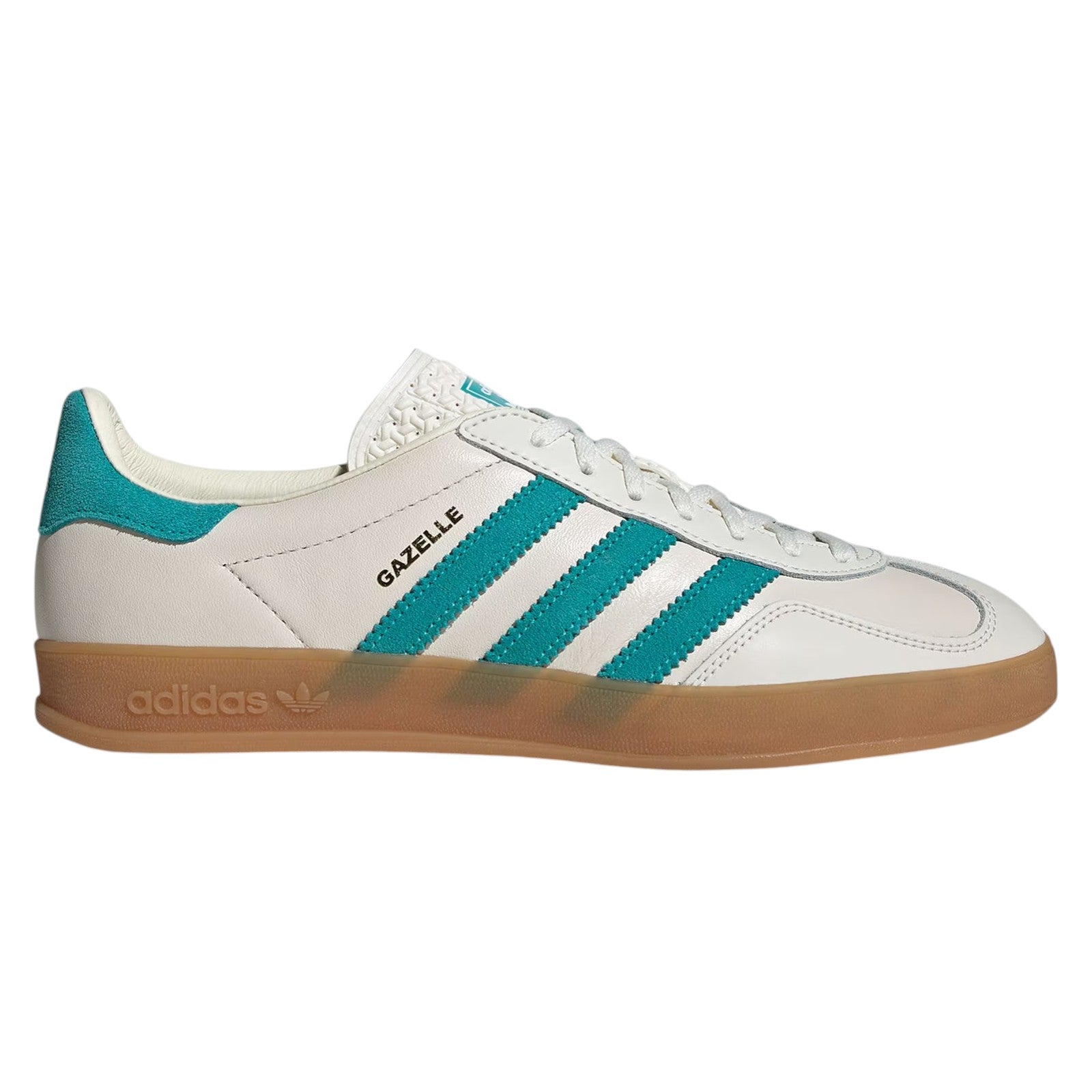 adidas Originals Gazelle Indoor Shoes - Chalk White / Turquoise