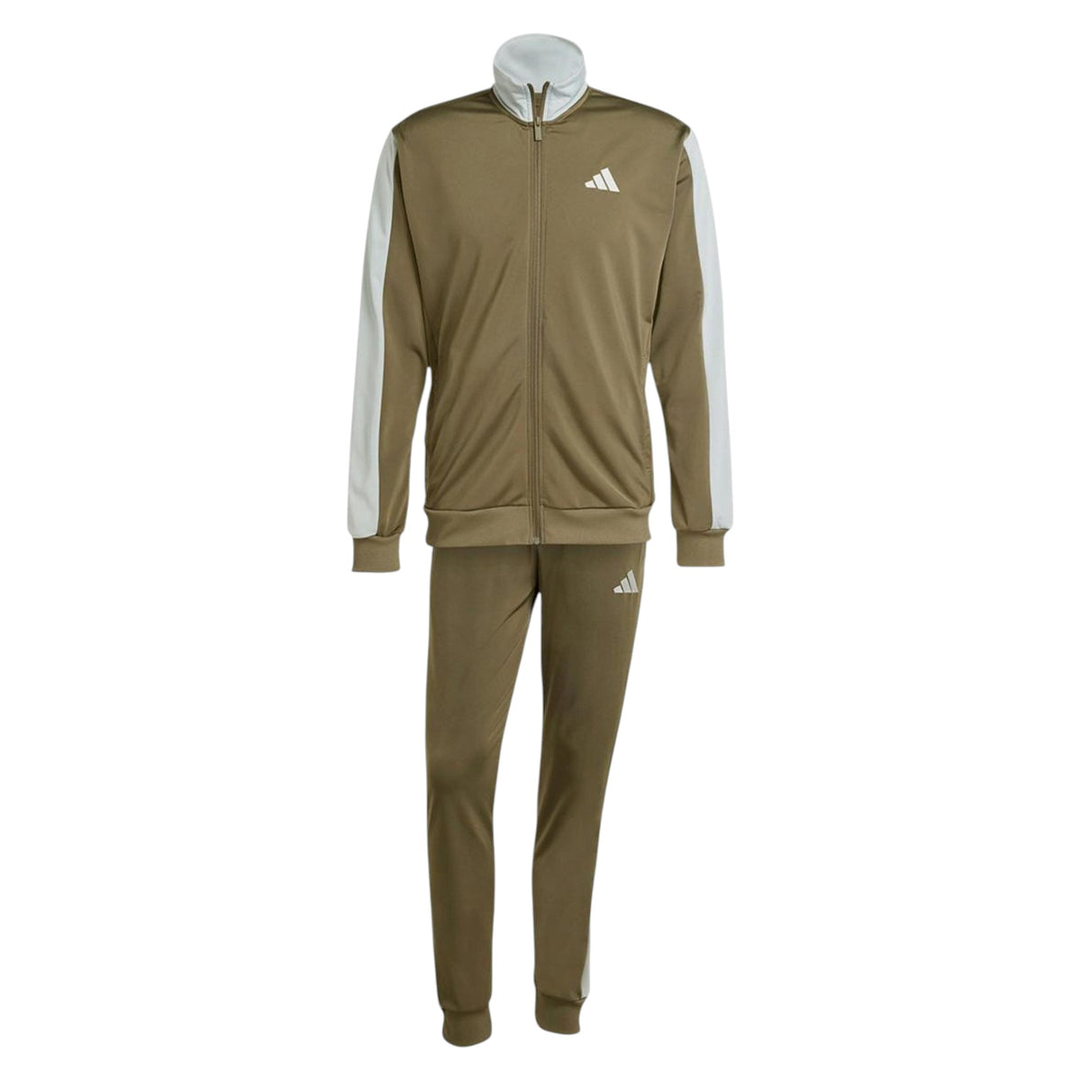 adidas Men's Colourblock Tracksuit - Olive Strata
