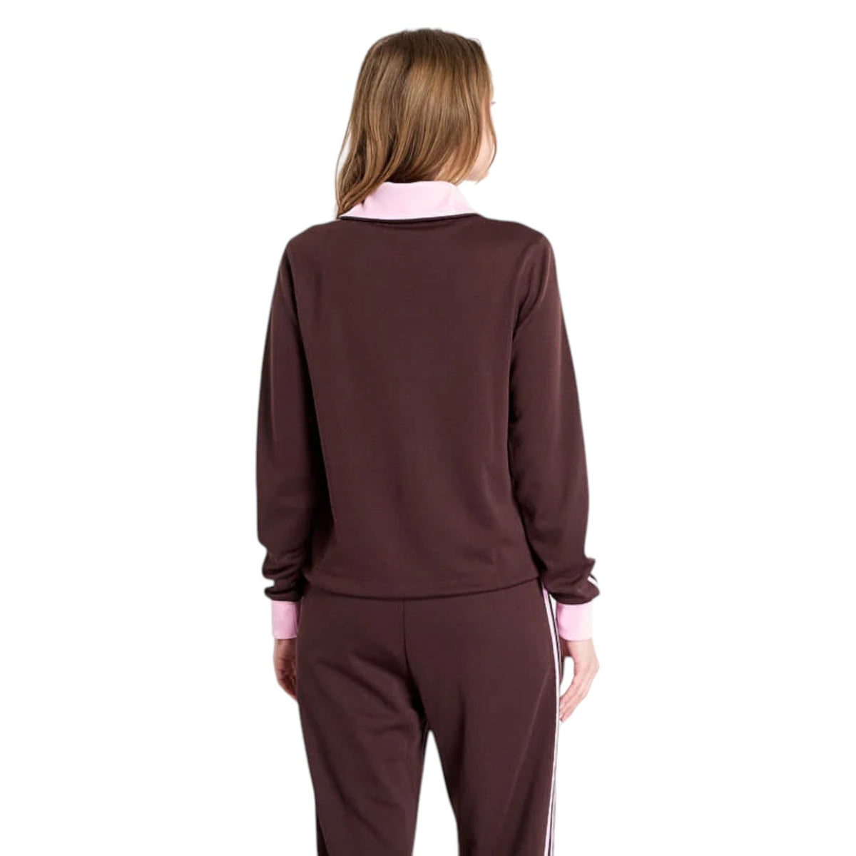 adidas Originals Women's Adicolor 70s Montreal Track Top - Brown