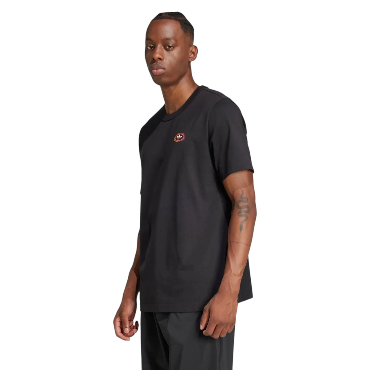 adidas Originals 90s Graphic Print T-Shirt - Black
