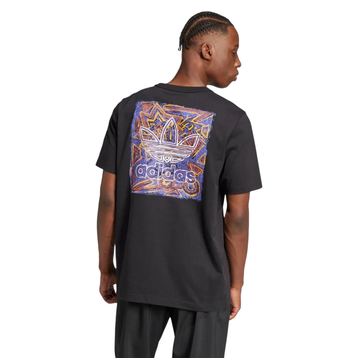 adidas Originals 90s Graphic Print T-Shirt - Black