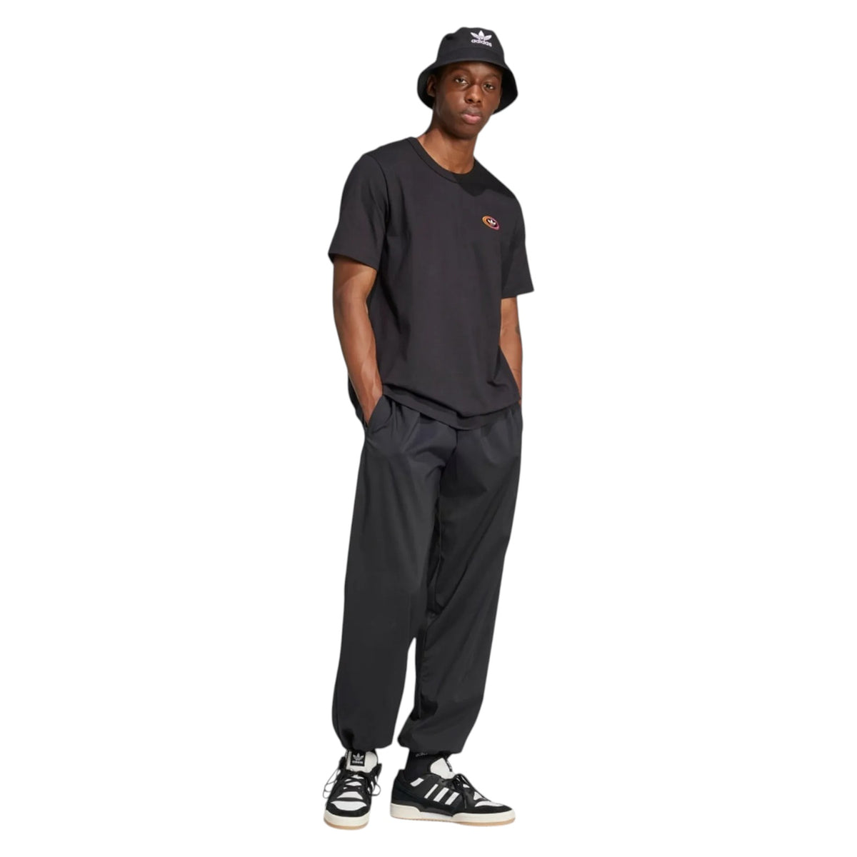 adidas Originals 90s Graphic Print T-Shirt - Black