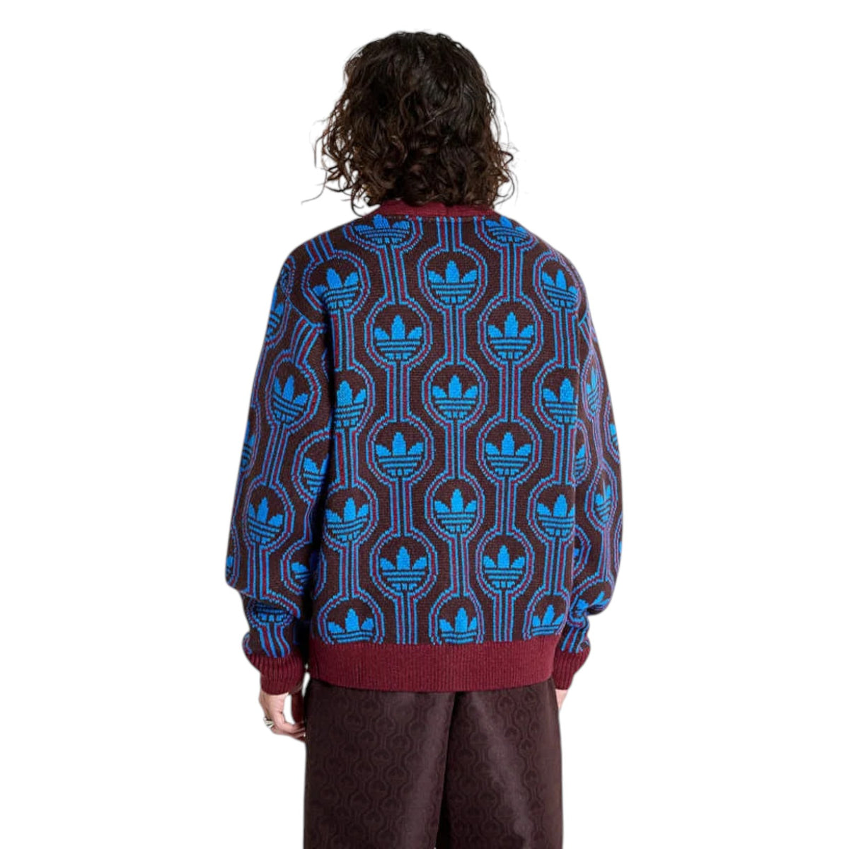 adidas Originals 70s Trefoil Cardigan - Red