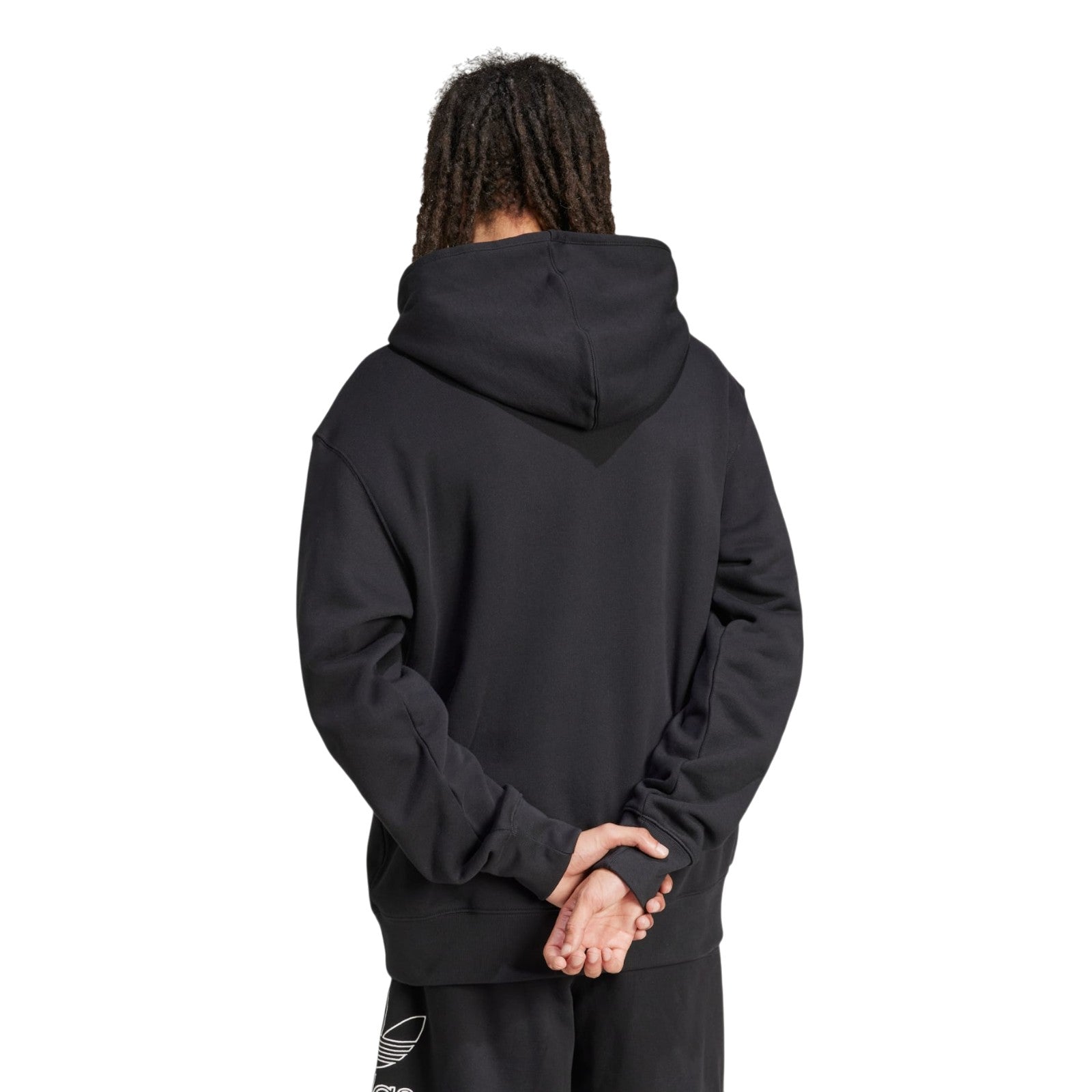 adidas Originals Men's Adicolor Outline Trefoil Hoodie - Black