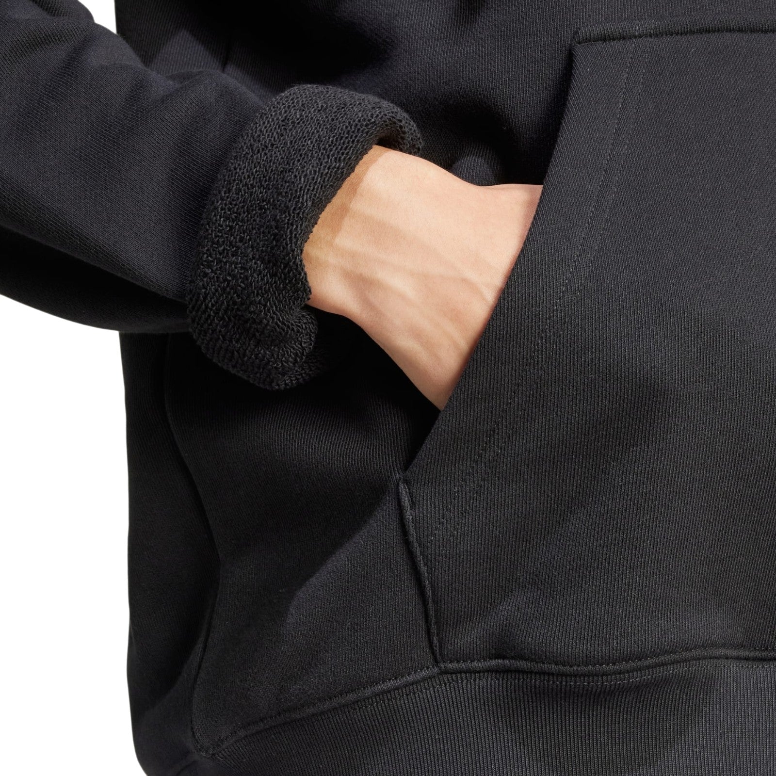 adidas Originals Men's Adicolor Outline Trefoil Hoodie - Black
