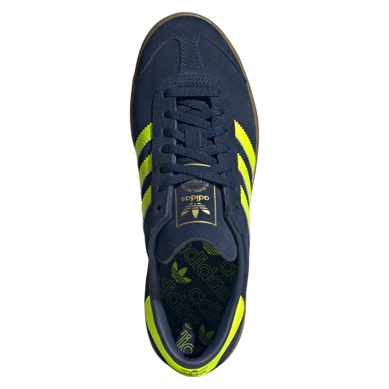 adidas Originals Womens Hamburg Shoes - Night Indigo / Solar Yellow