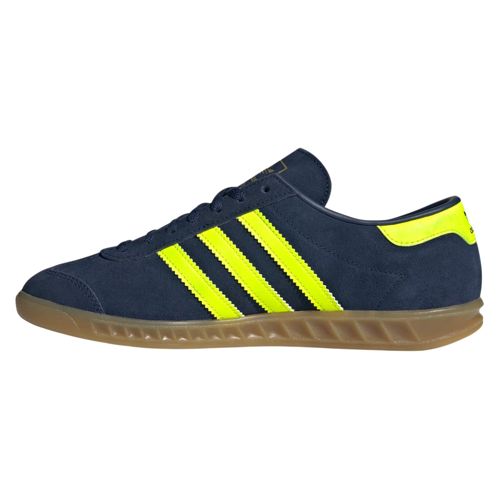 adidas Originals Womens Hamburg Shoes - Night Indigo / Solar Yellow