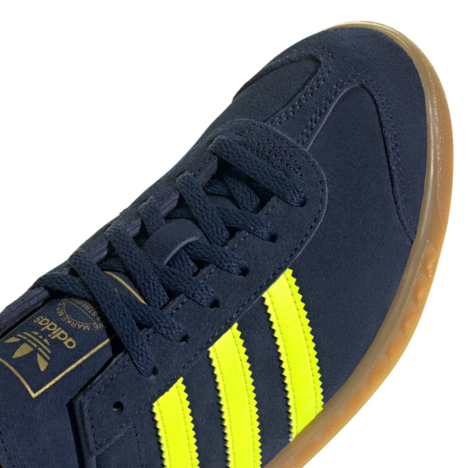 adidas Originals Womens Hamburg Shoes - Night Indigo / Solar Yellow