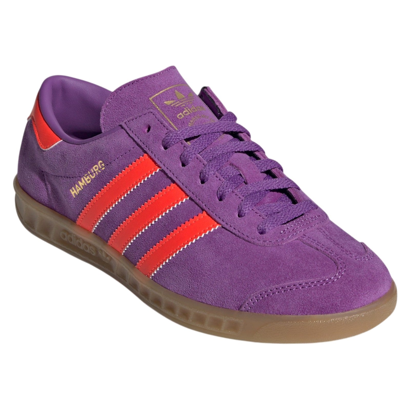 adidas Originals Womens Hamburg Shoes - Active Purple / Solar Red