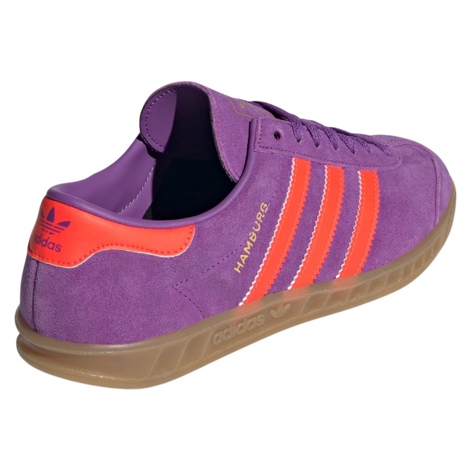 adidas Originals Womens Hamburg Shoes - Active Purple / Solar Red