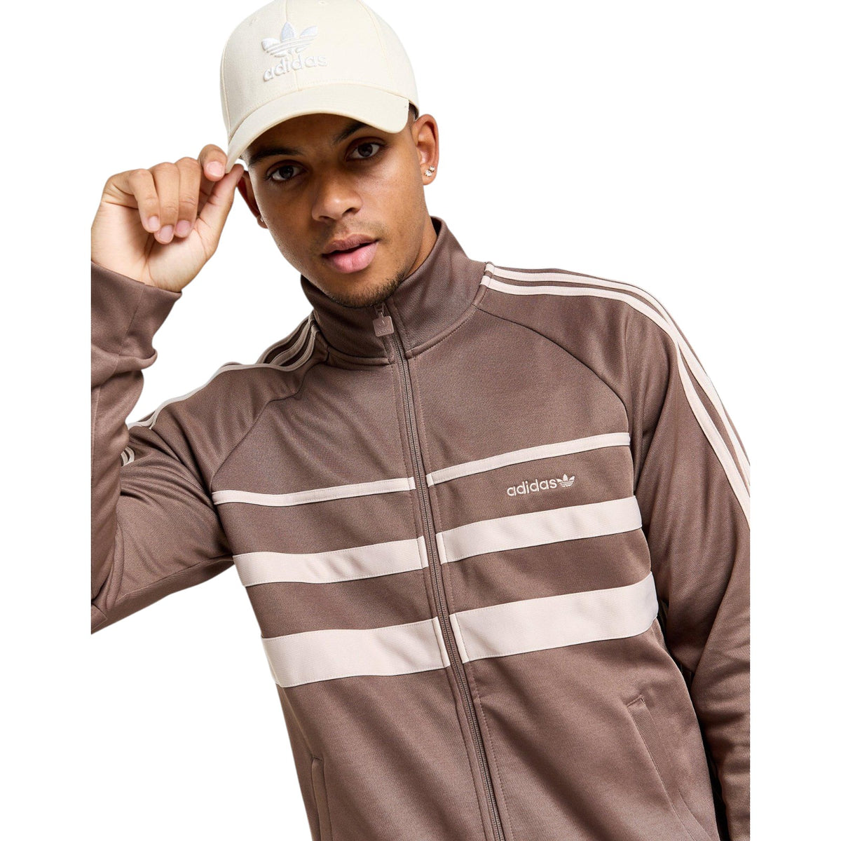 adidas Originals Men's First Track Top - Brown