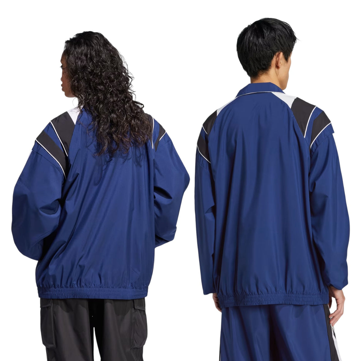 adidas Originals Unisex Rasant Cut Line Track Top - Navy