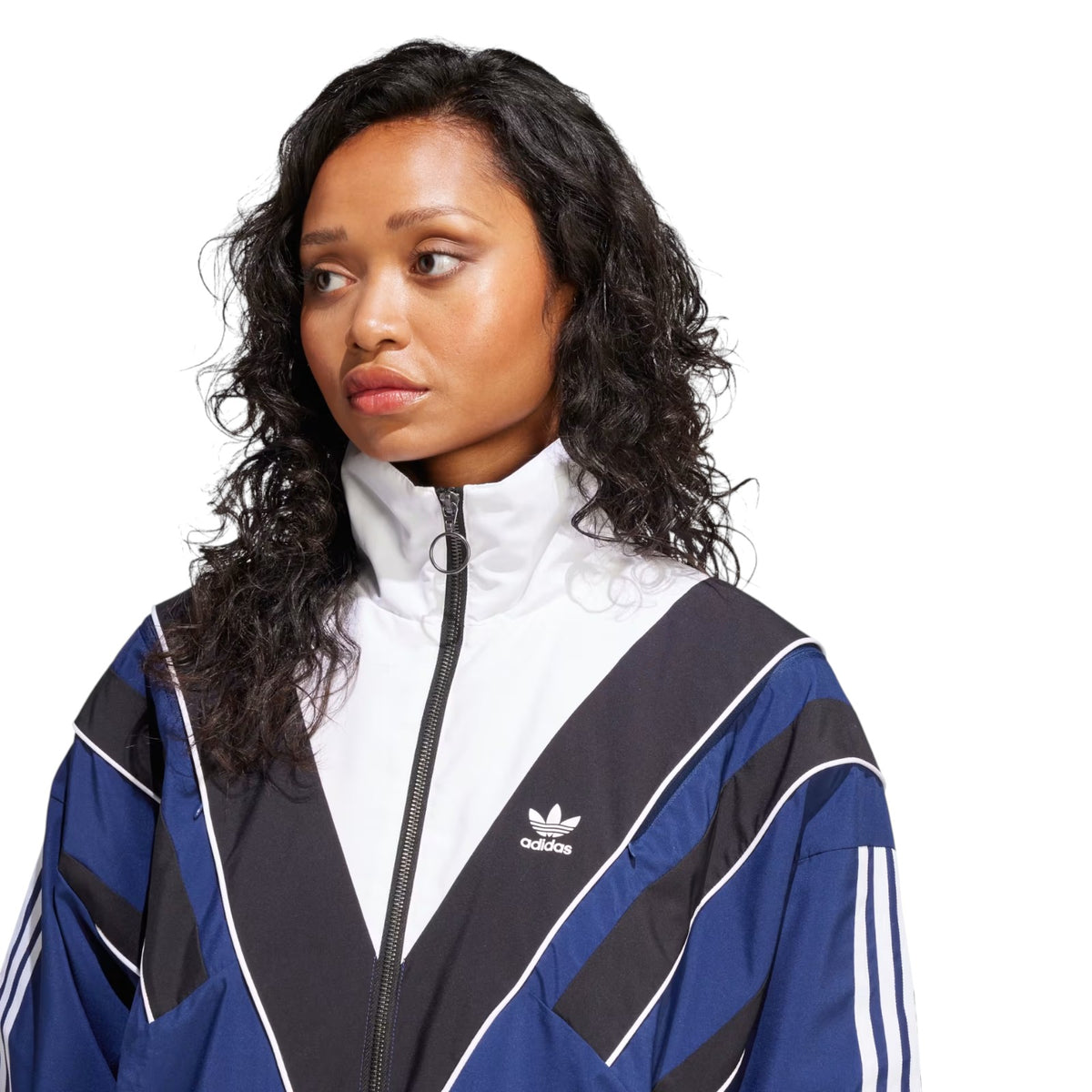 adidas Originals Unisex Rasant Cut Line Track Top - Navy