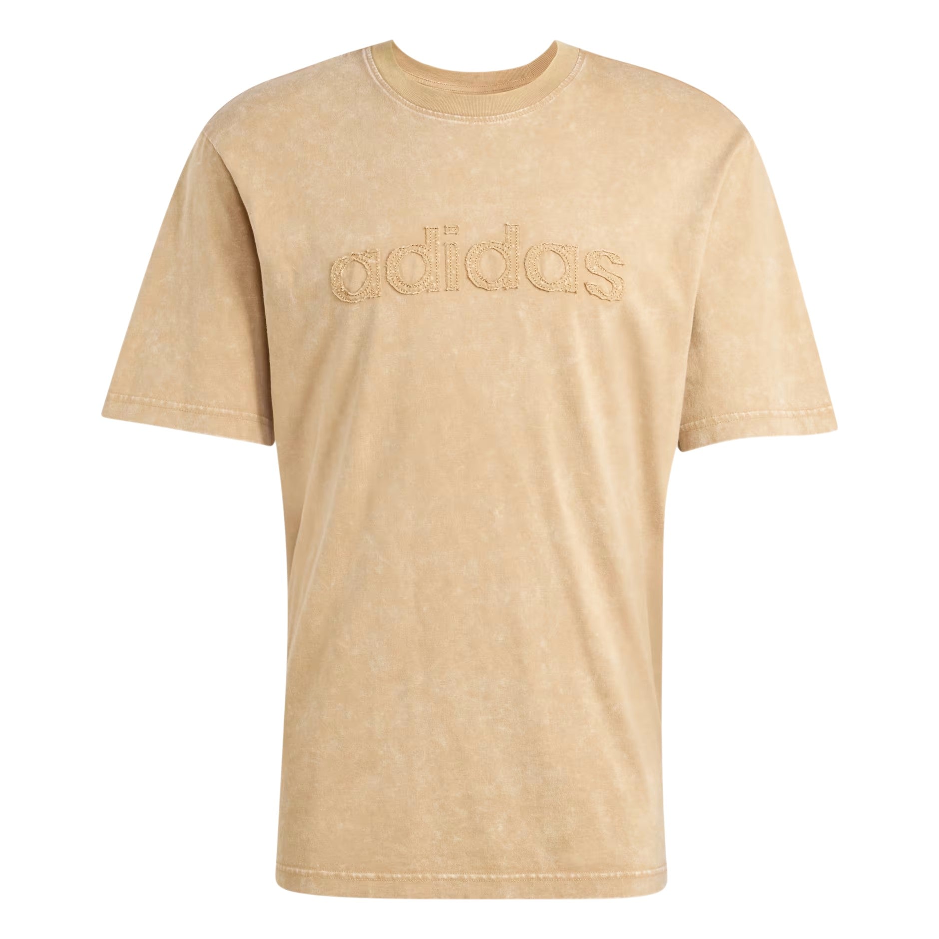 adidas Originals Washed Crew Neck T Shirt - Cardboard Brown