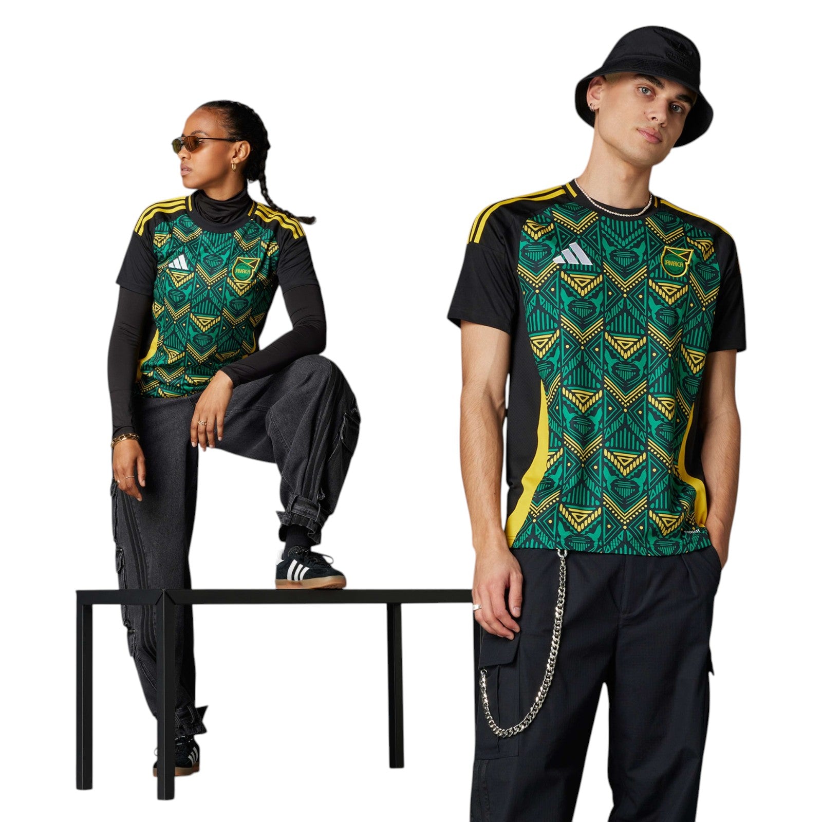 adidas Men's Jamaica 24 Away Jersey - Green