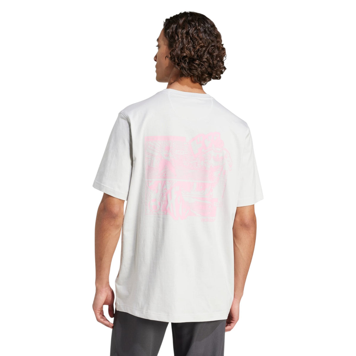 adidas Originals Japanese Manga Graphic T-Shirt - White