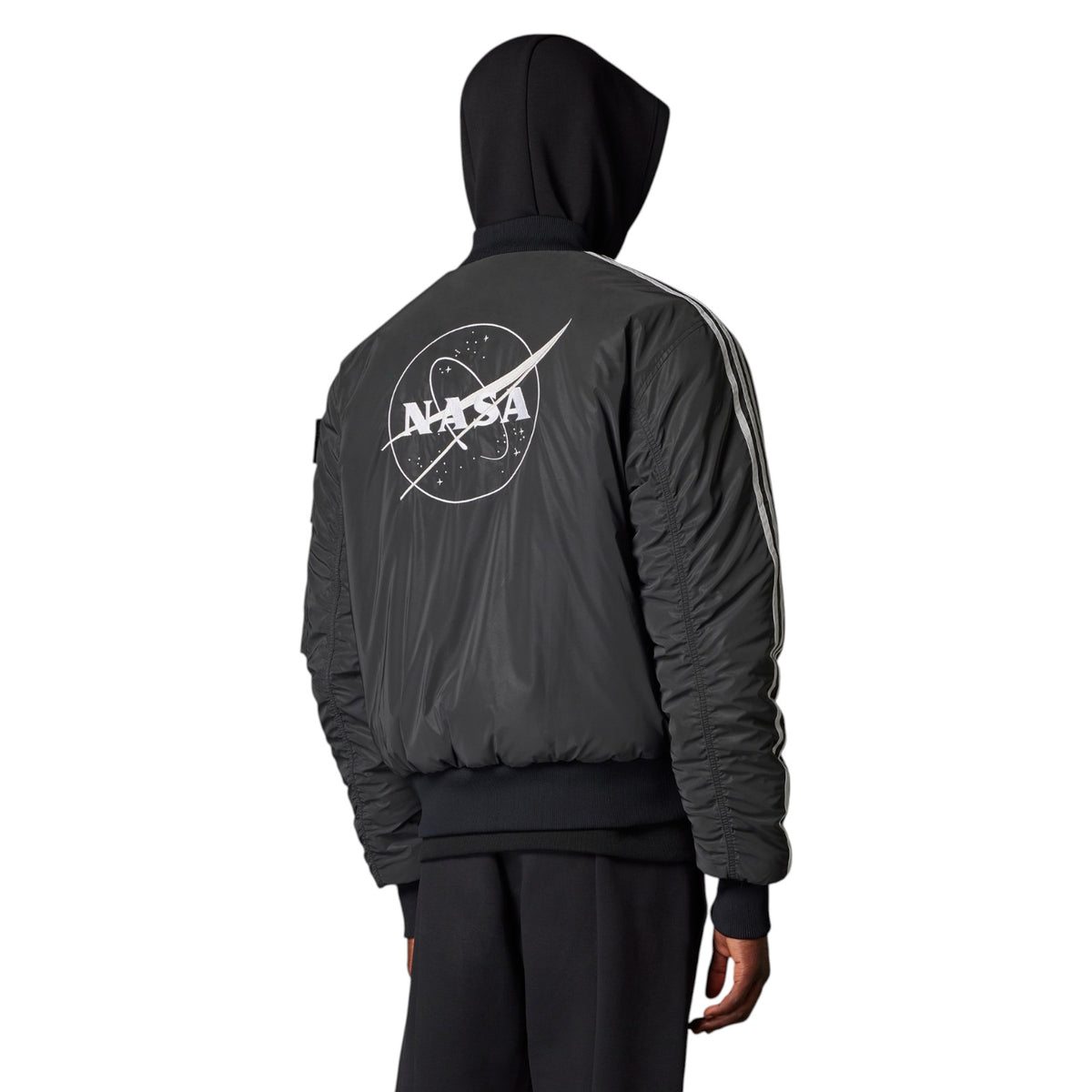adidas Juventus x NASA-inspired LFSTLR Reversible Bomber Jacket - Black